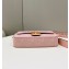 Fendi Iconic Medium Baguette Bag with laser cut Baguette lettering shoulder strap Pink 2023