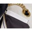 Fendi Nappa Leather Medium Baguette Chain Bag White 2023