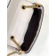 Fendi Nappa Leather Medium Baguette Chain Bag White 2023