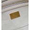 Fendi Iconic Medium Baguette Bag with laser cut Baguette lettering shoulder strap White 2023