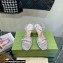 Gucci Heel 9cm Sandals Silver with Bow and Gold Logo 2023