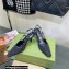 Gucci Heel 7.5cm Fabric slingback pumps Black with Allover GG crystal 2023