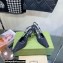 Gucci Heel 7.5cm Fabric slingback pumps Black with Allover GG crystal 2023