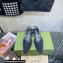 Gucci Heel 3.5cm Fabric slingback pumps Black with Allover GG crystal 2023