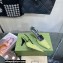Gucci Heel 7.5cm Fabric slingback pumps Green with Allover GG crystal 2023