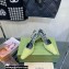 Gucci Heel 7.5cm Fabric slingback pumps Green with Allover GG crystal 2023
