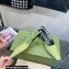 Gucci Heel 3.5cm Fabric slingback pumps Green with Allover GG crystal 2023