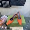 Gucci Heel 7.5cm Fabric slingback pumps Orange with Allover GG crystal 2023