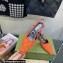 Gucci Heel 3.5cm Fabric slingback pumps Orange with Allover GG crystal 2023