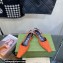 Gucci Heel 3.5cm Fabric slingback pumps Orange with Allover GG crystal 2023