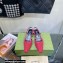 Gucci Heel 3.5cm Fabric slingback pumps Cherry Red with Allover GG crystal 2023