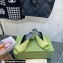 Gucci Heel 7.5cm Fabric slide sandals Green with Allover GG crystal 2023