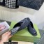 Gucci Heel 7.5cm Fabric slide sandals Black with Allover GG crystal 2023