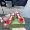 Gucci Heel 12cm platform 4cm sandals with Bow Red 2023