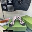 Gucci Heel 9cm Sandals Black with crystals Interlocking G 2023
