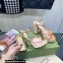 Gucci Heel 12cm platform 4cm sandals with Bow Apricot 2023