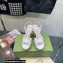 Gucci Heel 12cm platform 4cm sandals with Bow White 2023