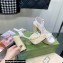 Gucci Heel 12cm platform 4cm sandals with Bow White 2023