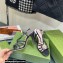 Gucci Heel 9cm Sandals Black with crystals Interlocking G 2023
