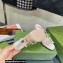 Gucci Heel 9cm Sandals White with crystals Interlocking G 2023