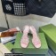 Gucci Heel 9cm Sandals Pink with crystals Interlocking G 2023