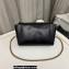 Saint Laurent kate small reversible chain bag in crocodile-embossed leather 721250 Black