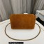 Saint Laurent kate small reversible chain bag in suede and smooth leather 721250 Brown