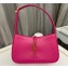 Saint Laurent le 5 à 7 hobo bag in smooth leather 657228 Fuchsia