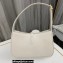 Saint Laurent le 5 à 7 hobo bag in smooth leather 657228 White/Gold