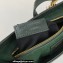 Saint Laurent le 5 à 7 hobo bag in crocodile-embossed leather 657228 Dark Green
