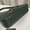 Saint Laurent le 5 à 7 hobo bag in crocodile-embossed leather 657228 Dark Green