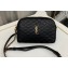 Saint Laurent gaby chain pouch bag in quilted lambskin 733667 Black