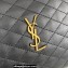 Saint Laurent gaby chain pouch bag in quilted lambskin 733667 Black