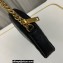 Saint Laurent gaby chain pouch bag in quilted lambskin 733667 Black
