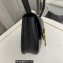 Saint Laurent kaia small satchel bag in smooth leather 619740 Black