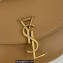 Saint Laurent kaia small satchel bag in smooth leather 619740 Apricot