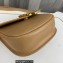 Saint Laurent kaia small satchel bag in smooth leather 619740 Apricot