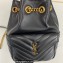 Saint Laurent joe mini bucket bag in quilted lambskin 701631 Black