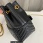 Saint Laurent joe mini bucket bag in quilted lambskin 701631 Black
