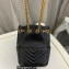 Saint Laurent joe mini bucket bag in quilted lambskin 701631 Black