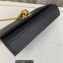 Saint Laurent kate small chain bag with tassel in smooth leather 474366 Black/Gold