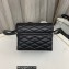 Saint Laurent june box bag in quilted leather 710080 Black
