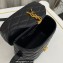Saint Laurent june box bag in quilted leather 710080 Black