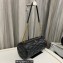 Saint Laurent sade small tube bag in quilted lambskin 712706 Black