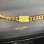 Saint Laurent kate small chain bag with tassel in smooth leather 474366 Black/Gold