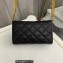 Saint Laurent Becky Chain Wallet bag in quilted leather 585031 Black