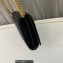 Saint Laurent Becky Chain Wallet bag in quilted leather 585031 Black