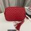 Saint Laurent Lou Camera Bag In Quilted Leather 574494/715232 Red