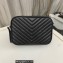 Saint Laurent Lou Camera Bag In Quilted Leather 574494/715232 Black/Silver