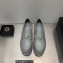 Chanel Heel CC Logo Platform Loafers Gray 2023